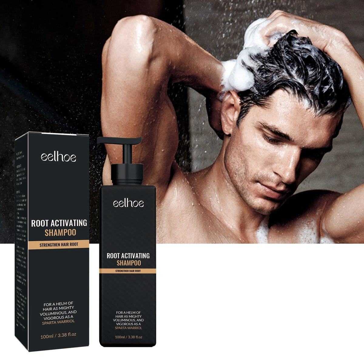 EELHOE Hair Regrowth Herbal Shampoo — Root Strengthening & Hair Density Booster