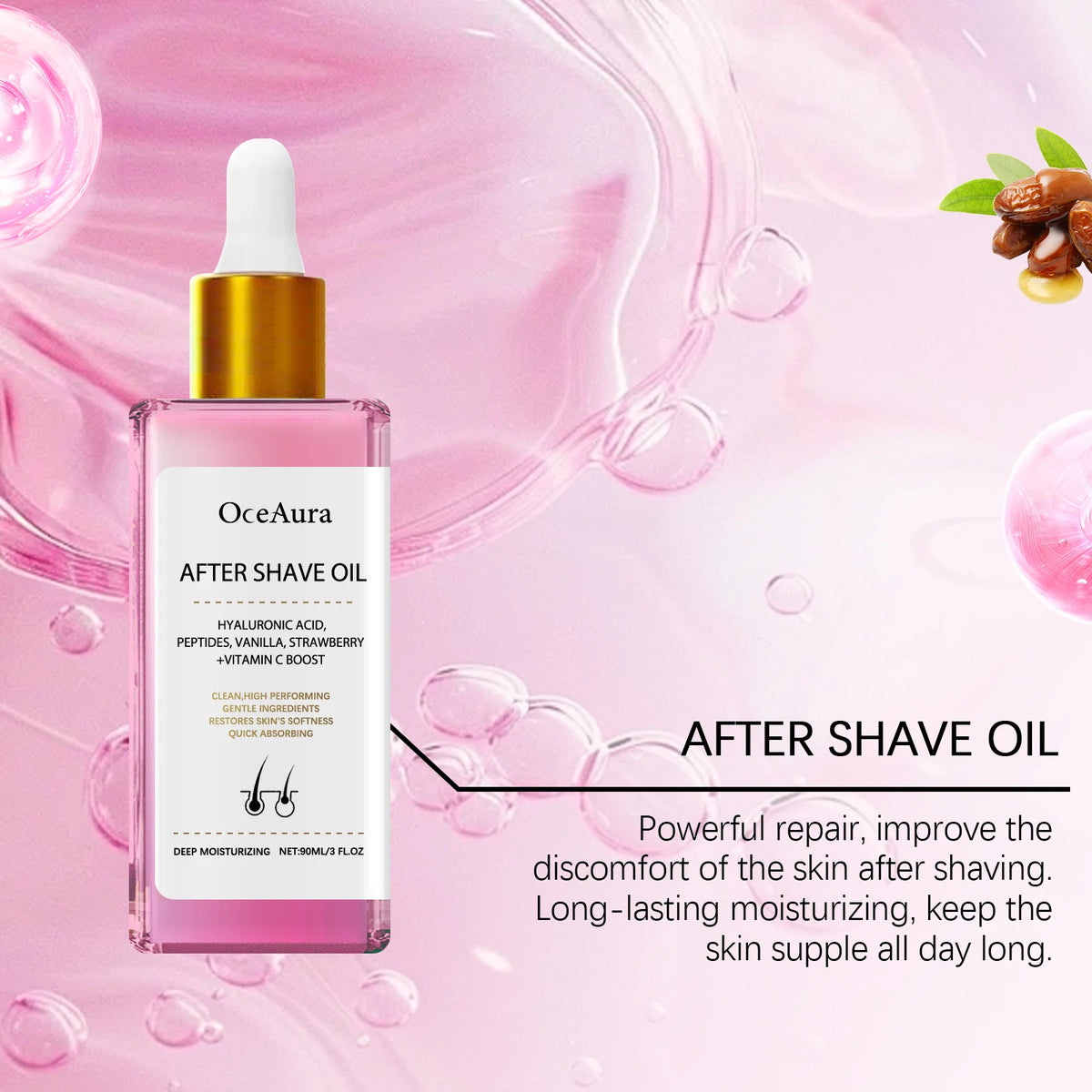 OceAura Strawberry After Shave Oil