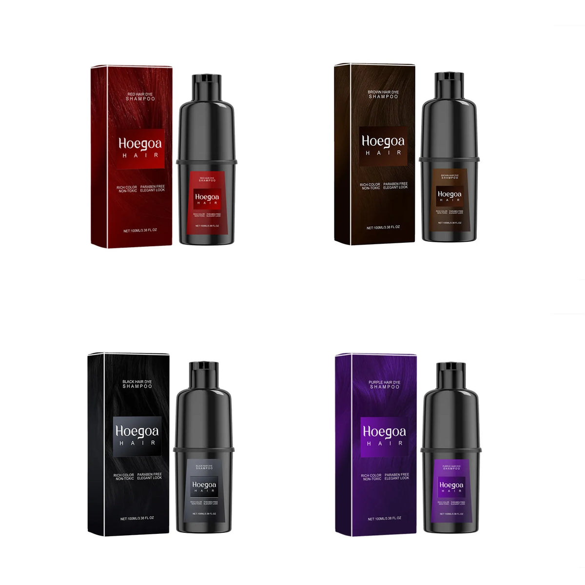 Hoegoa 100ml Hair Dyeing Shampoo