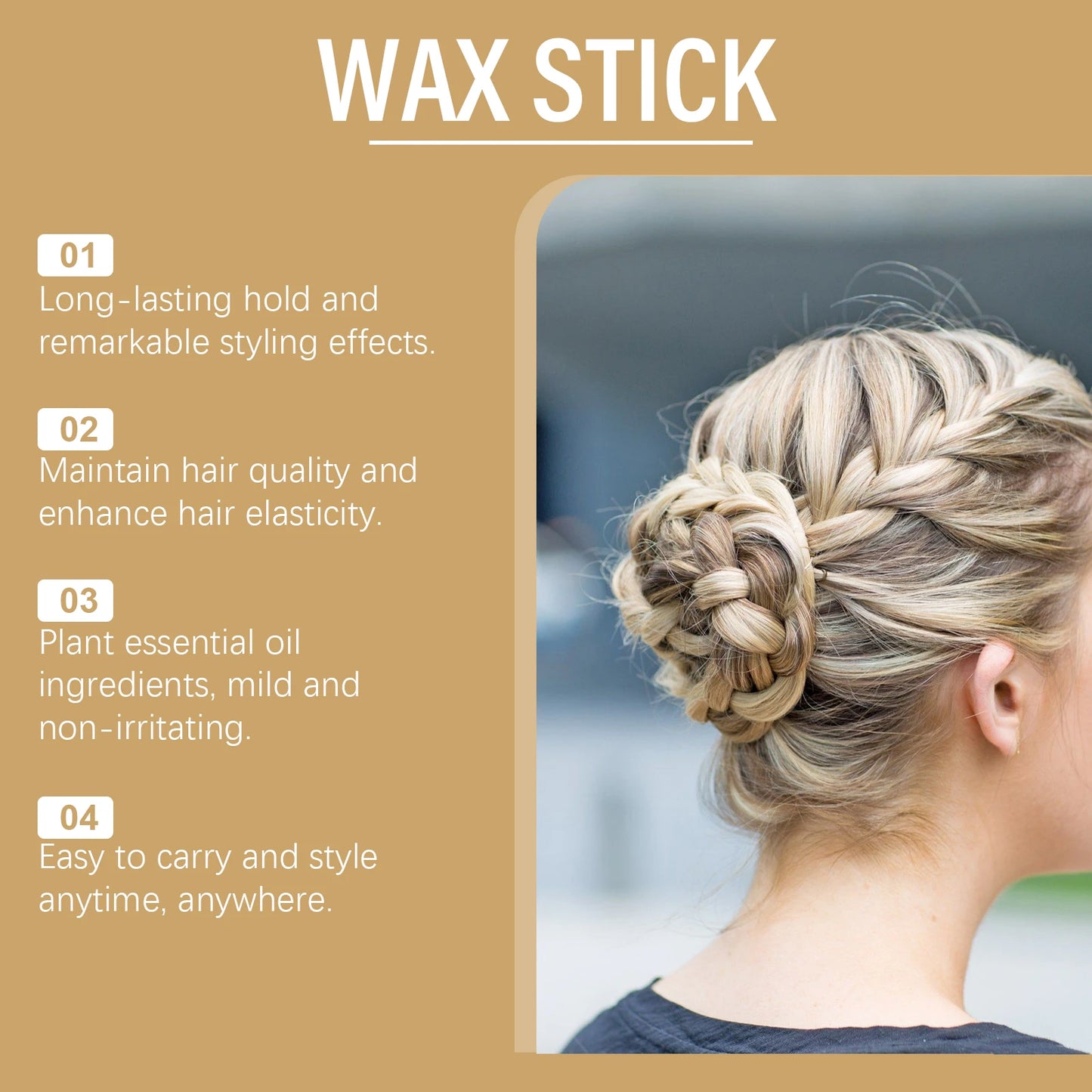Strong Hold Hair Wax Stick
