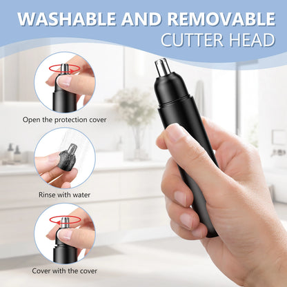 SEJOY Electric Nose Hair Trimmer – USB Rechargeable Nose & Ear Hair Remover for Men