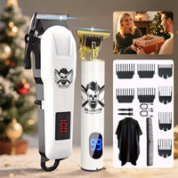 Professional Cordless Hair Clipper – USB Rechargeable, for Men/Barbers/Home Use