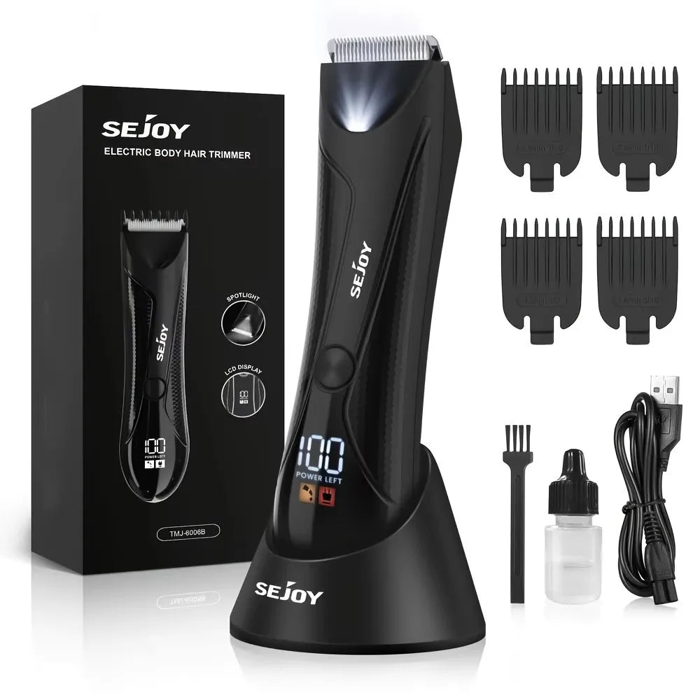 Sejoy 6006 Electric Body & Hair Trimmer – Rechargeable Grooming Clipper