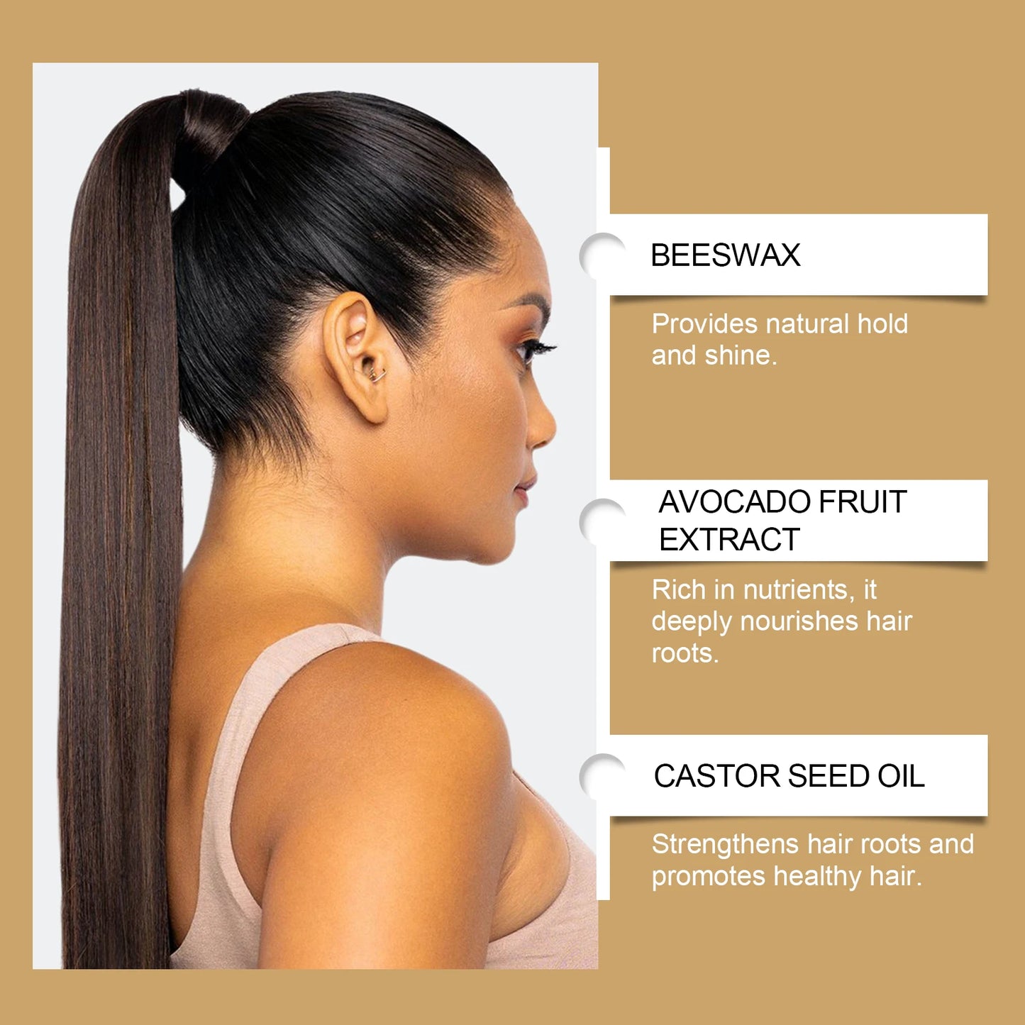 Strong Hold Hair Wax Stick