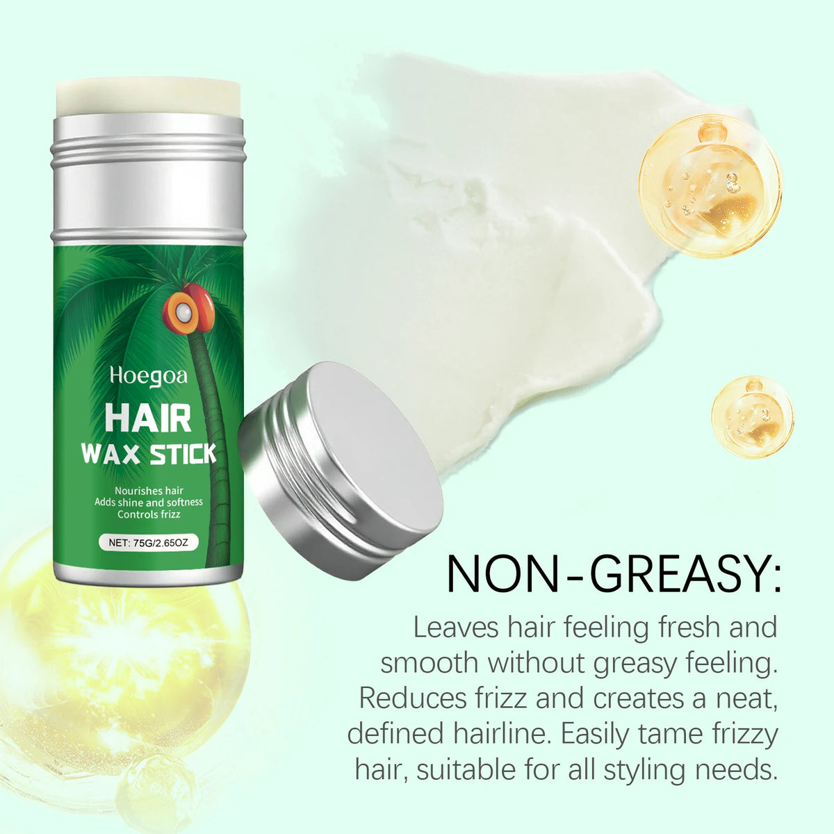 Hoegoa Coconut Hair Wax Stick