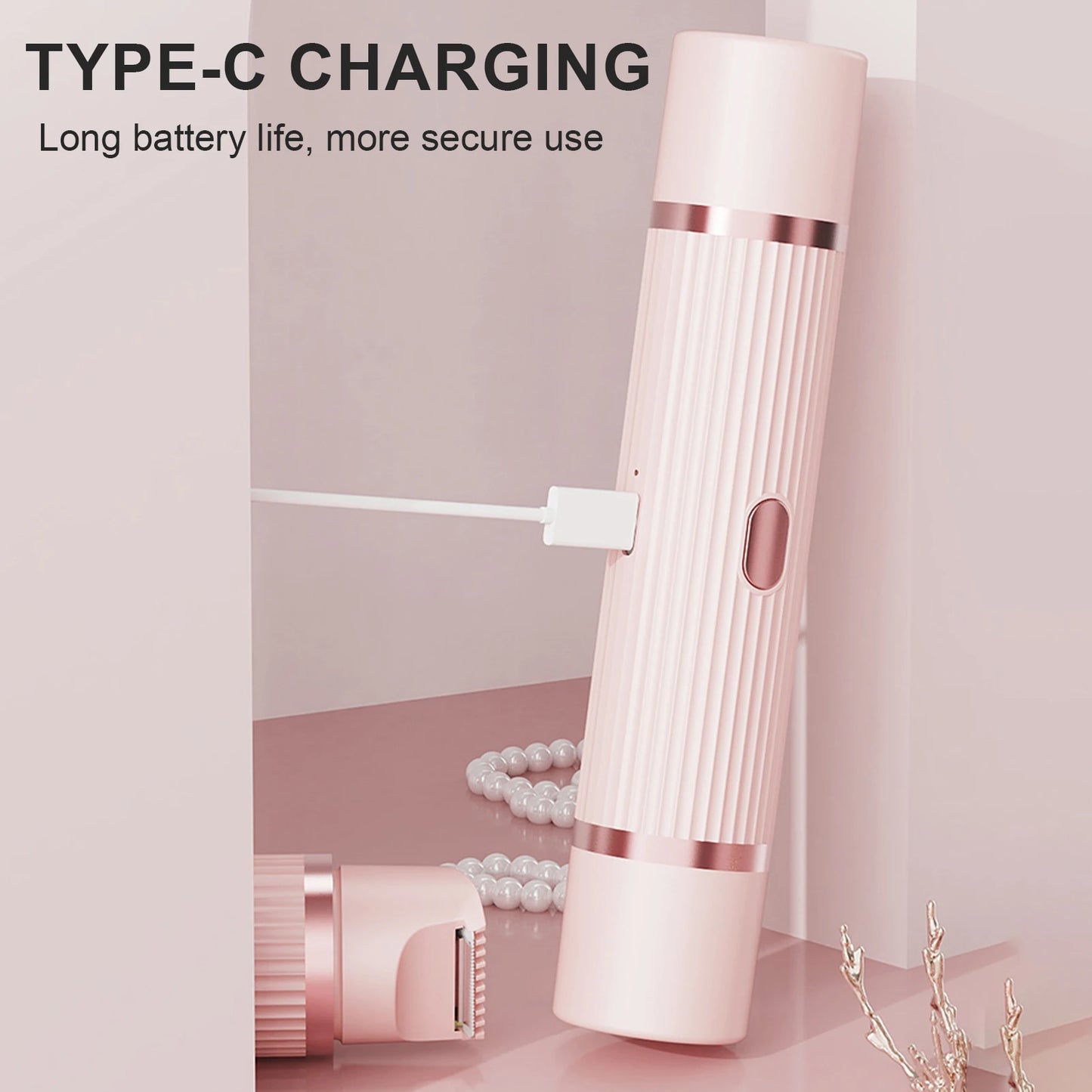 Electric 2-in-1 Bikini Trimmer for Women | Dual Head Hair Removal Shaver